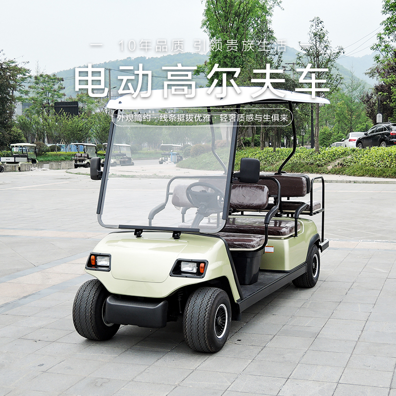 A4+2 6人座電動高爾夫觀光車